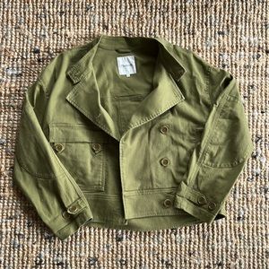 Madewell utility jacket in army green